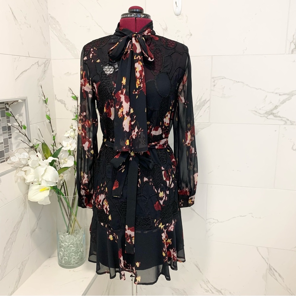 NWT Reiss Rakel Floral Mini Dress 2NWT - Picture 8 of 16